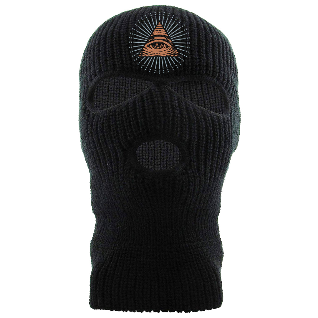 Dirty Denim Max 1s Ski Mask | All Seeing Eye, Black