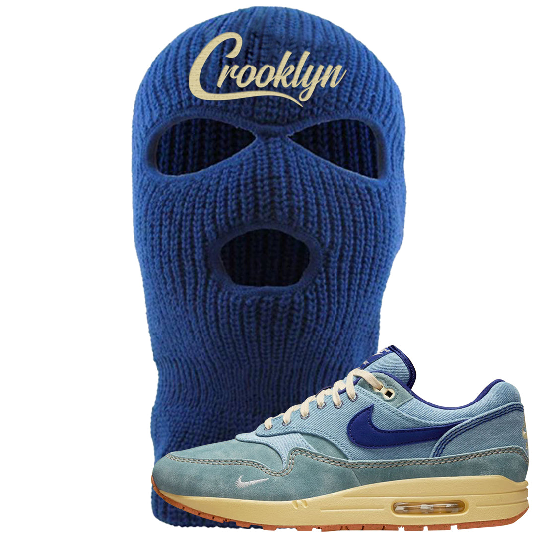 Dirty Denim Max 1s Ski Mask | Crooklyn, Royal
