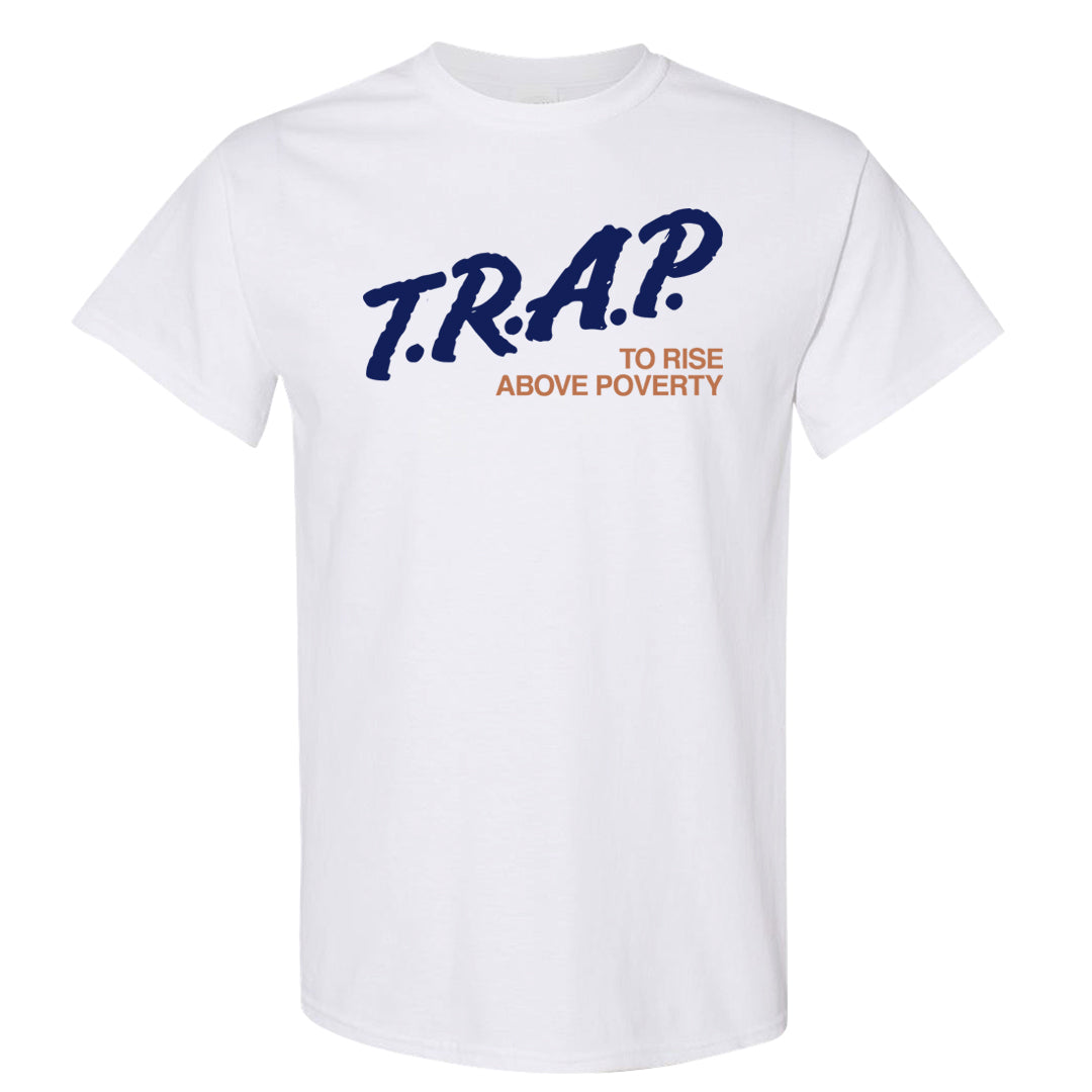 Dirty Denim Max 1s T Shirt | Trap To Rise Above Poverty, White