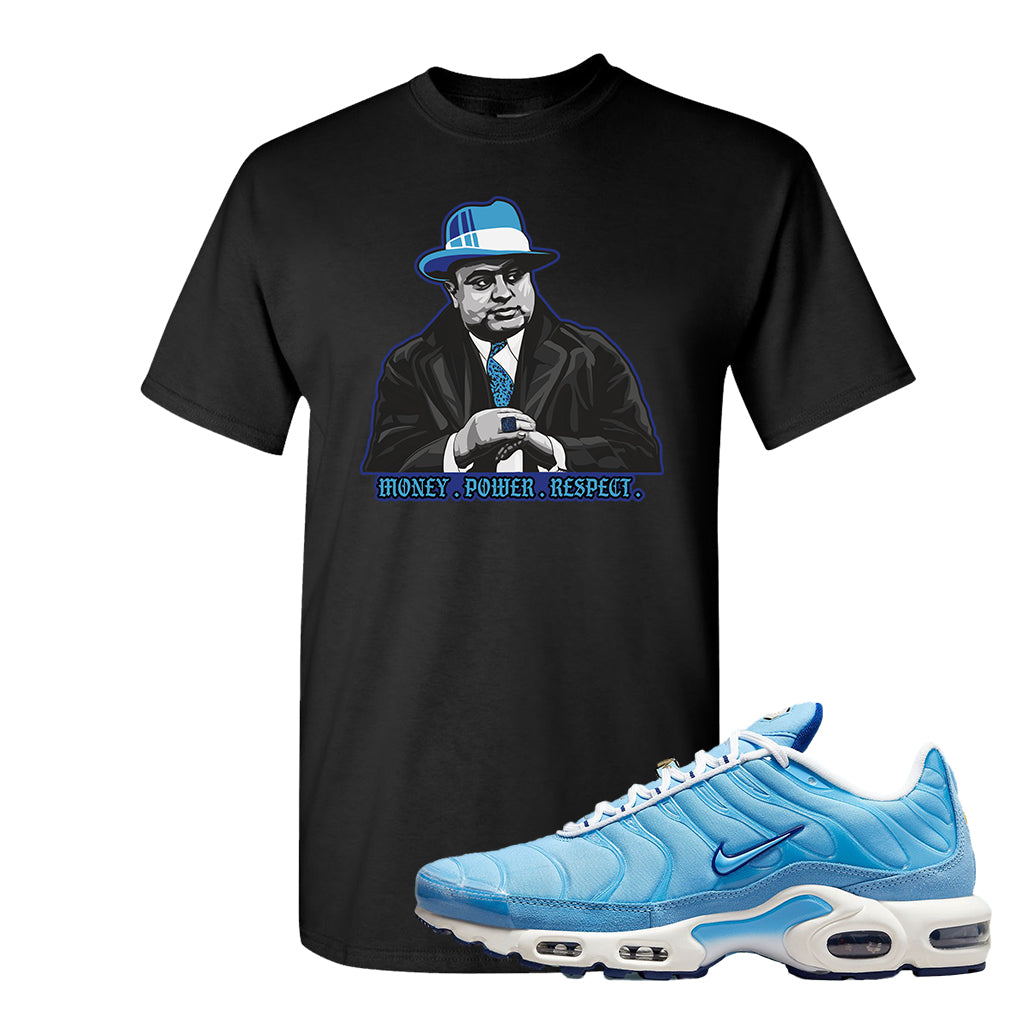 University Blue 1s T Shirt | Capone Illustration, Black