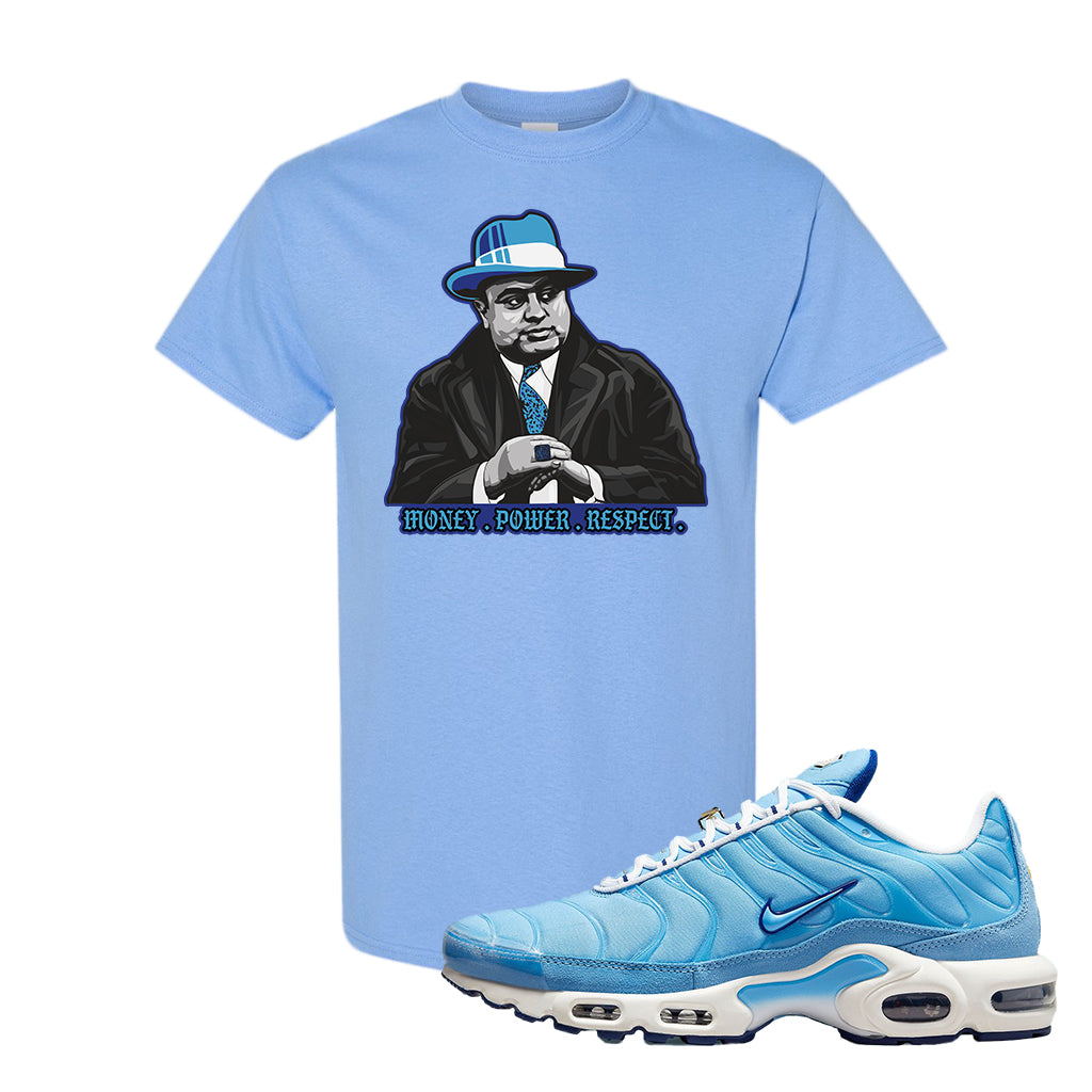 University Blue 1s T Shirt | Capone Illustration, Light Blue