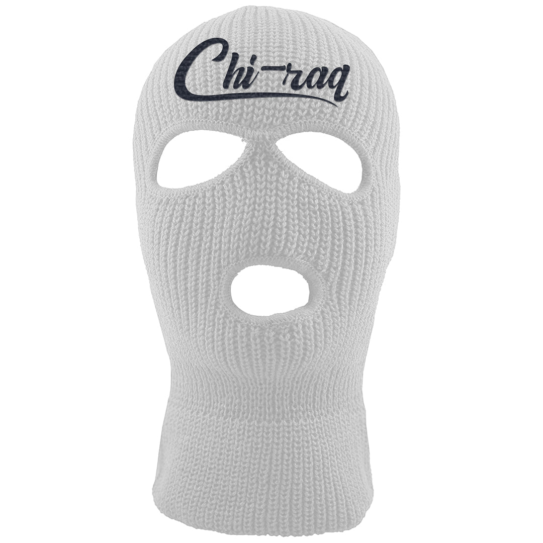Diffused Blue 90s Ski Mask | Chiraq, White