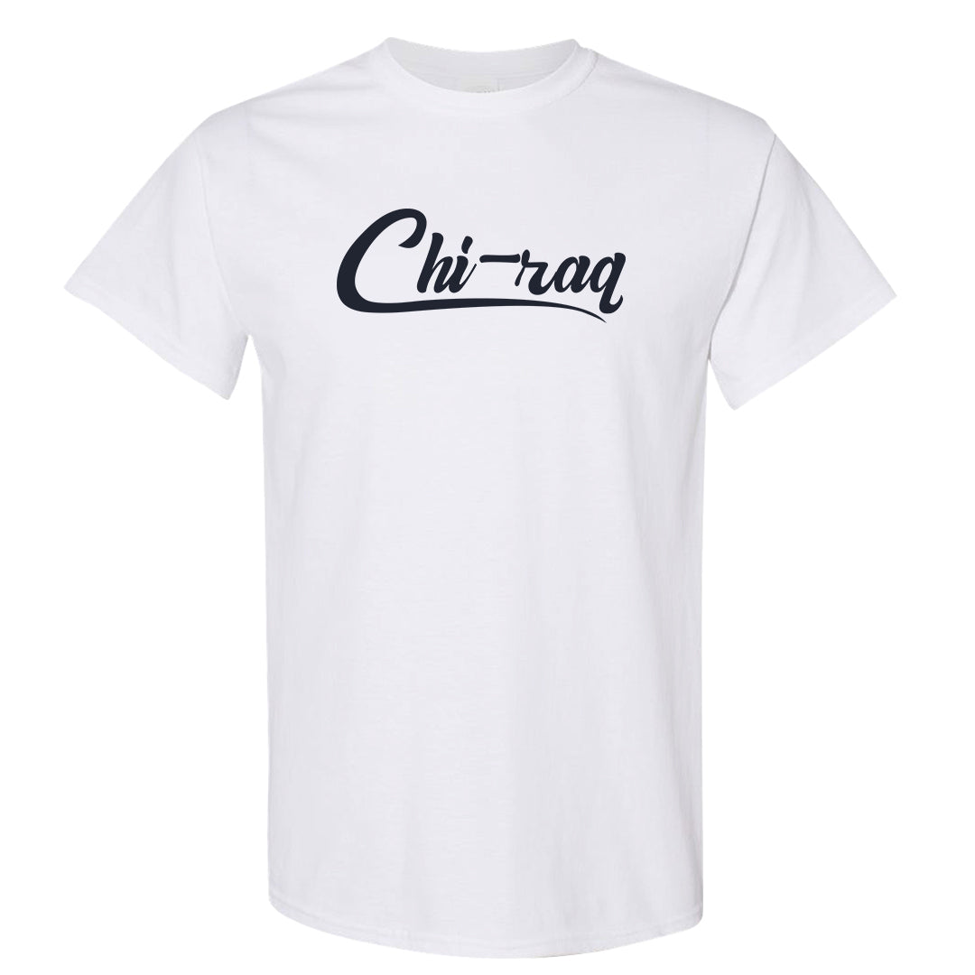 Diffused Blue 90s T Shirt | Chiraq, White