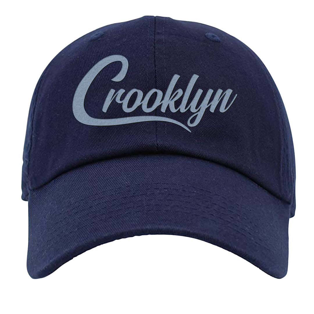 Diffused Blue 90s Dad Hat | Crooklyn, Navy Blue