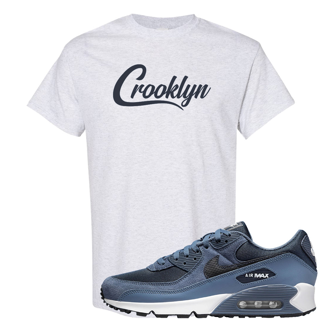 Diffused Blue 90s T Shirt | Crooklyn, Ash