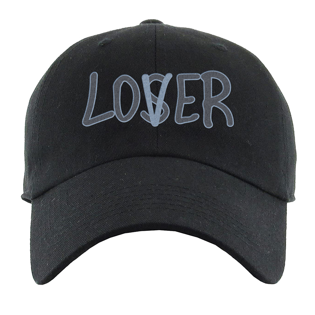 Diffused Blue 90s Dad Hat | Lover, Black
