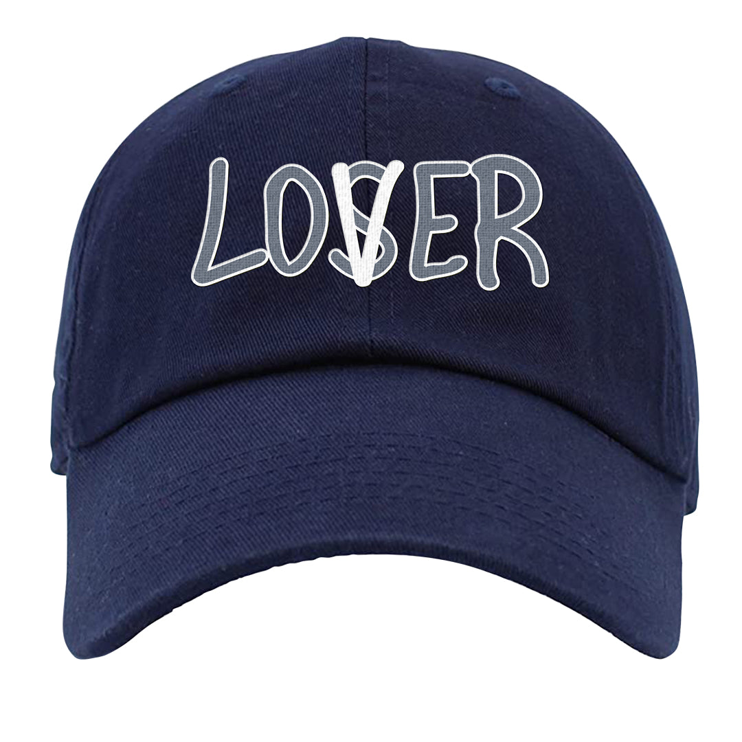 Diffused Blue 90s Dad Hat | Lover, Navy Blue