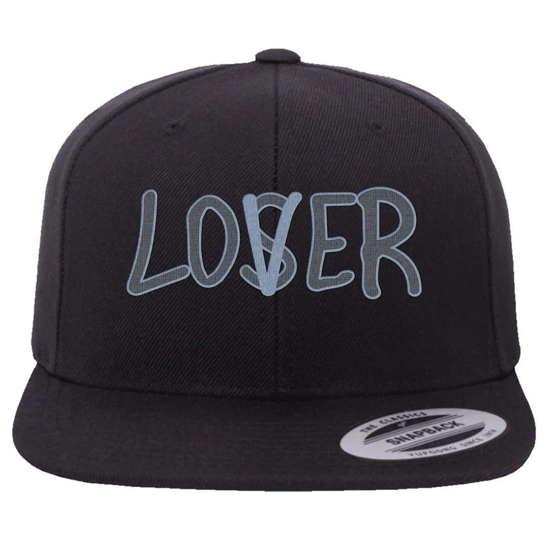 Diffused Blue 90s Snapback Hat | Lover, Black