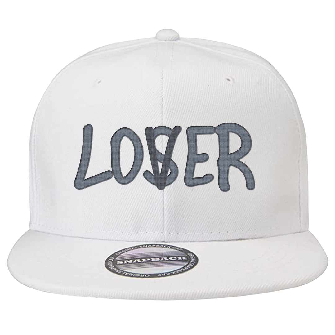 Diffused Blue 90s Snapback Hat | Lover, White