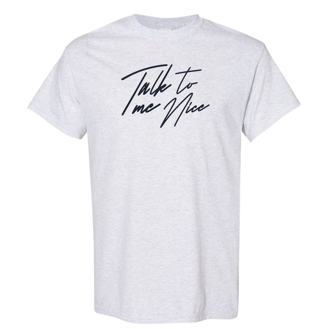 Diffused Blue 90s T Shirt | Talk To Me Nice, Ash