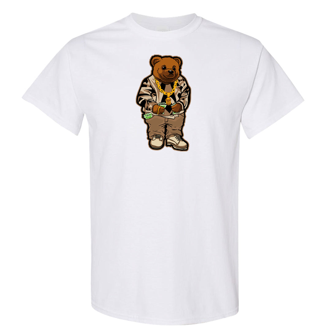 Desert Camo 90s T Shirt | Sweater Bear, White