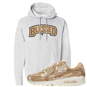 Desert Camo 90s Hoodie | Blessed Arch, Ash