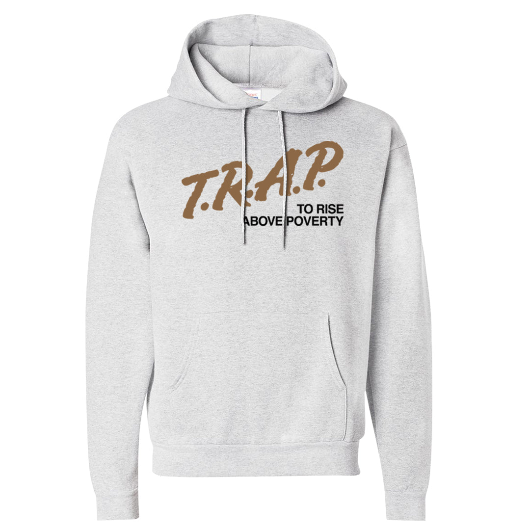 Desert Camo 90s Hoodie | Trap To Rise Above Poverty, Ash