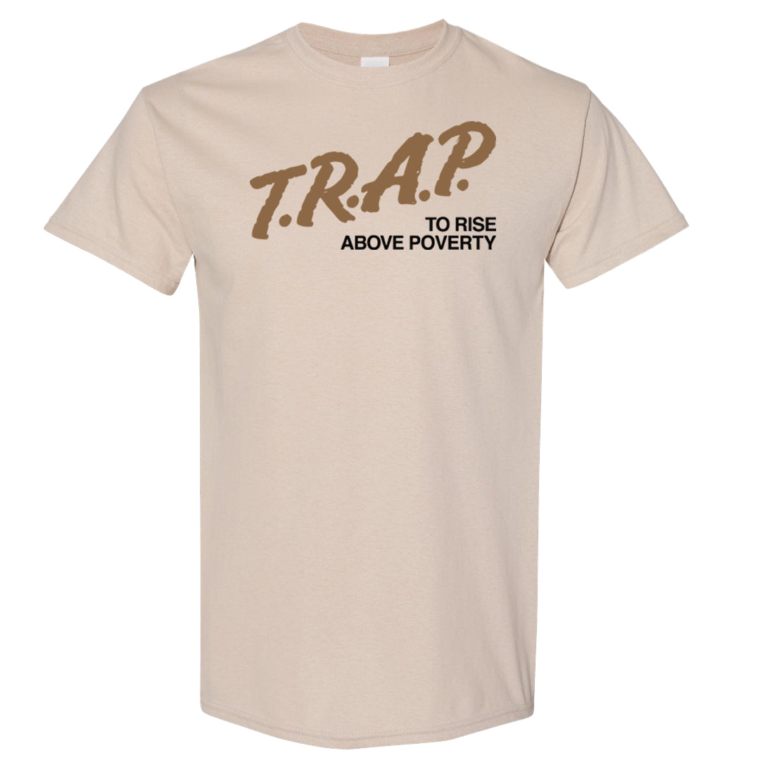Desert Camo 90s T Shirt | Trap To Rise Above Poverty, Sand
