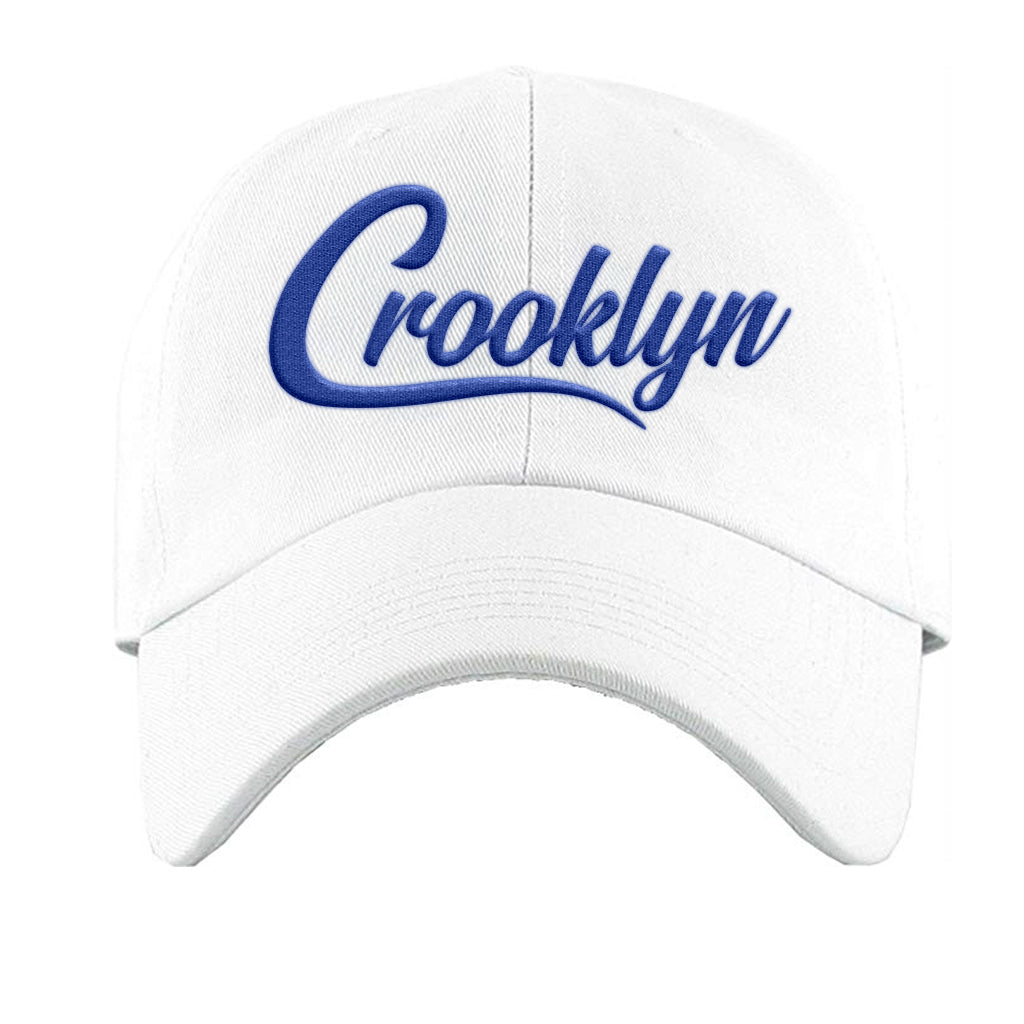 First Use 90s Dad Hat | Crooklyn, White