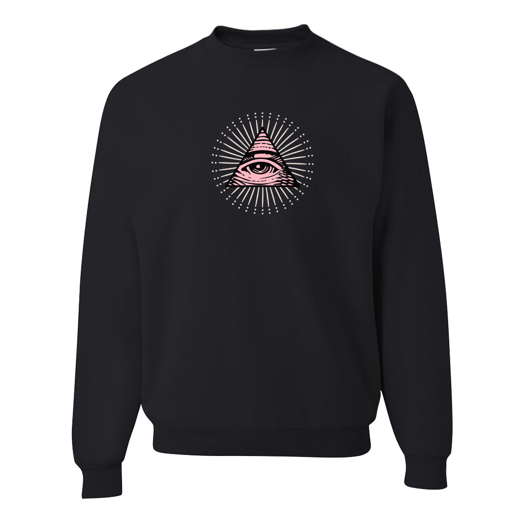 Valentine's Day 2023 Futura 90s Crewneck Sweatshirt | All Seeing Eye, Black