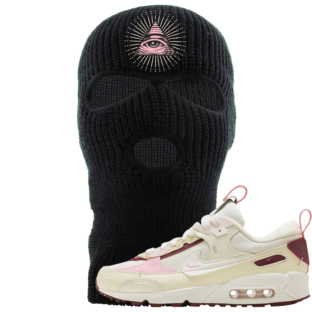 Valentine's Day 2023 Futura 90s Ski Mask | All Seeing Eye, Black