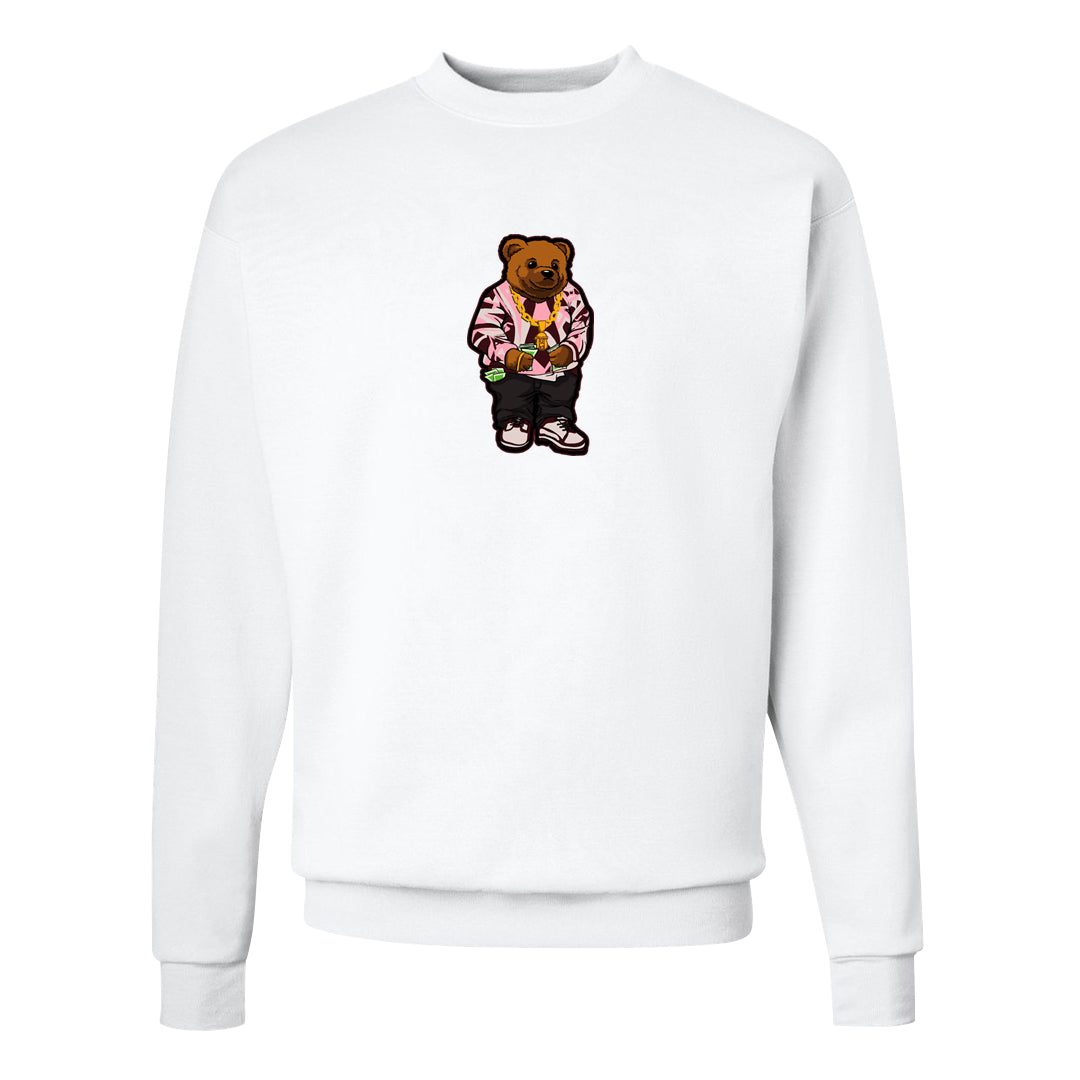 Valentine's Day 2023 Futura 90s Crewneck Sweatshirt | Sweater Bear, White