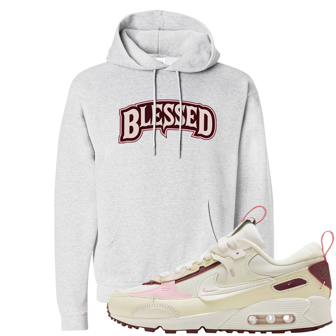 Valentine's Day 2023 Futura 90s Hoodie | Blessed Arch, Ash