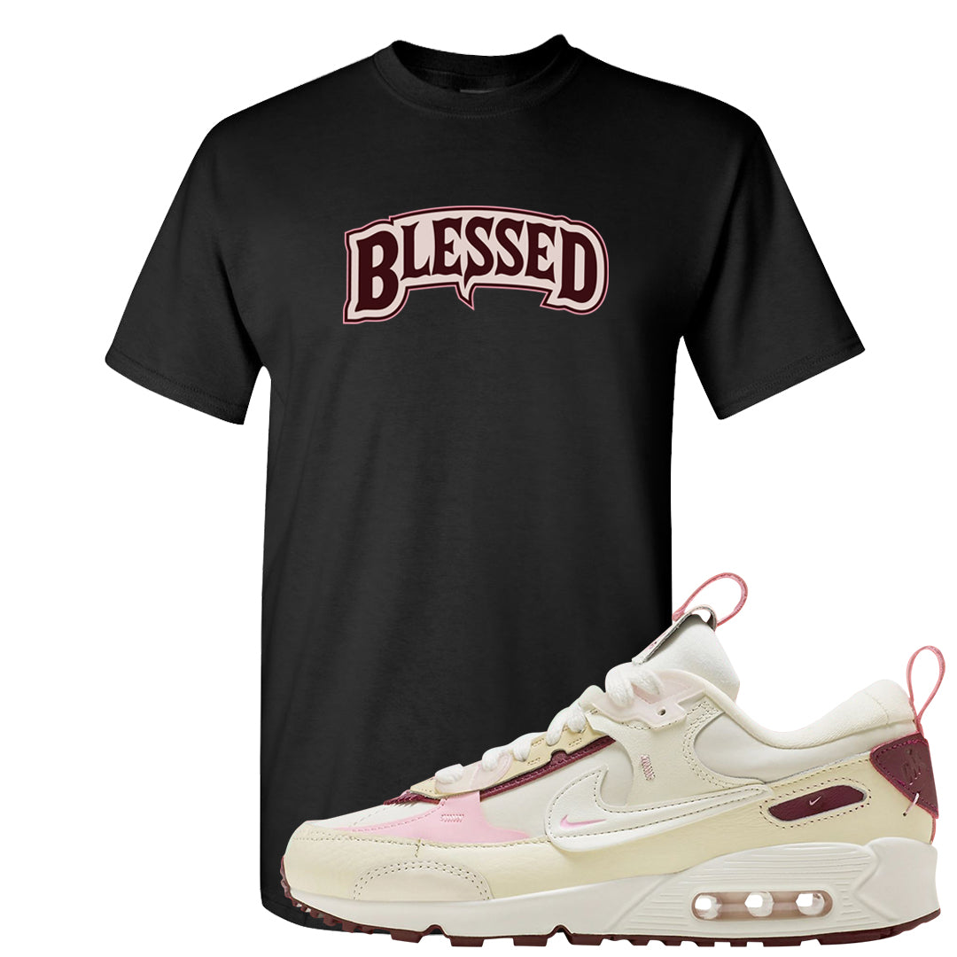 Valentine's Day 2023 Futura 90s T Shirt | Blessed Arch, Black