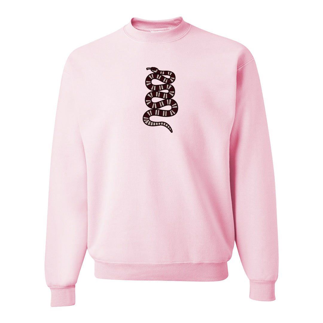 Valentine's Day 2023 Futura 90s Crewneck Sweatshirt | Coiled Snake, Light Pink