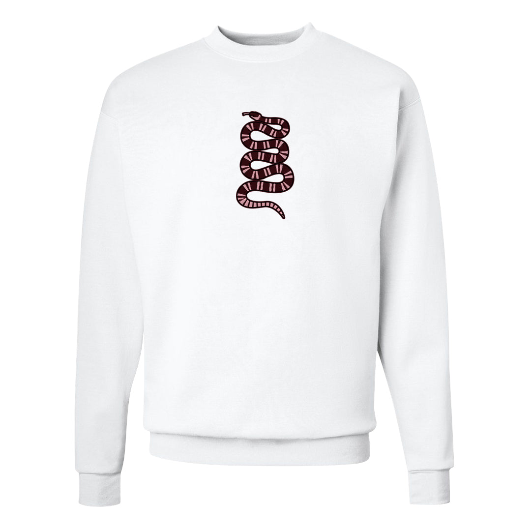 Valentine's Day 2023 Futura 90s Crewneck Sweatshirt | Coiled Snake, White
