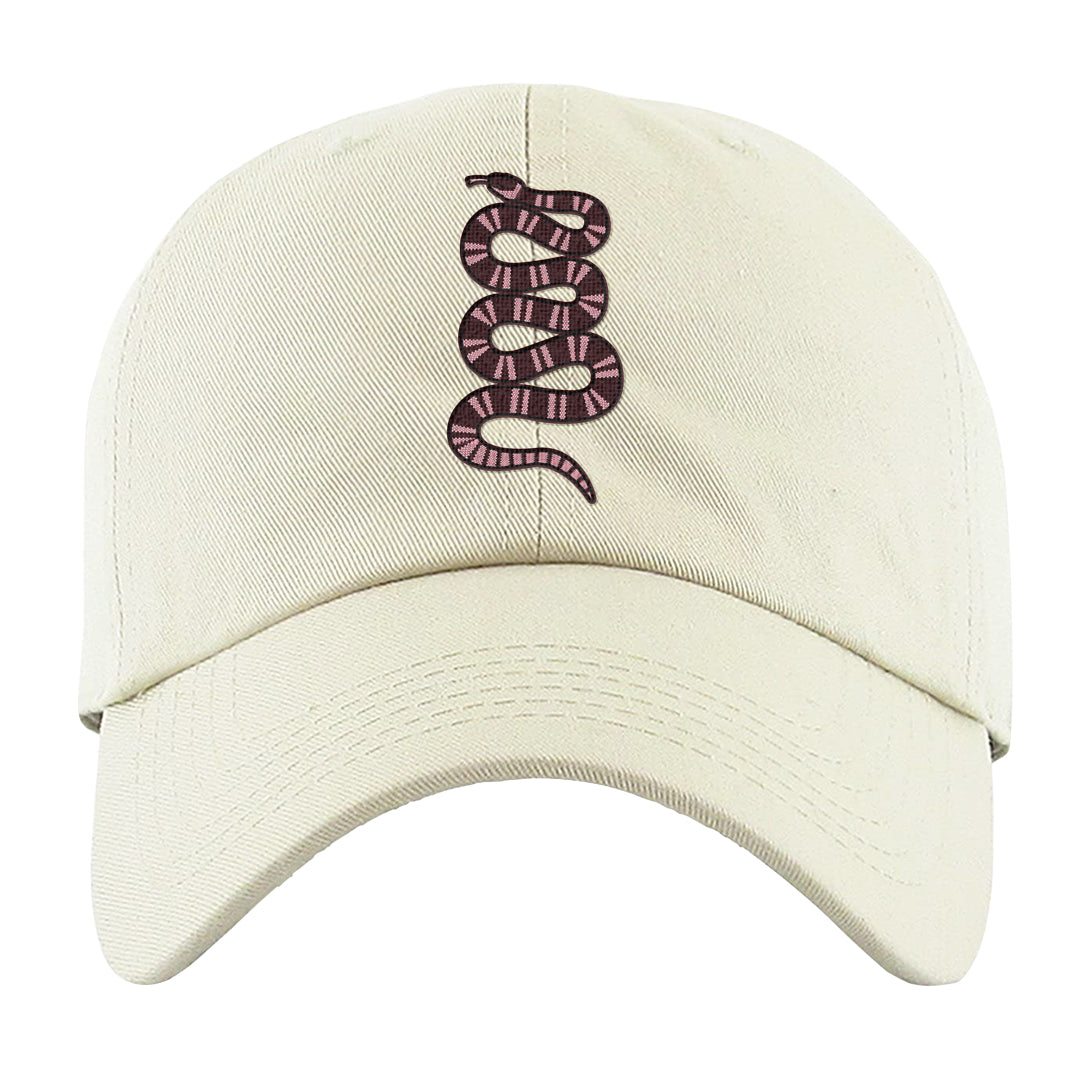 Valentine's Day 2023 Futura 90s Dad Hat | Coiled Snake, White