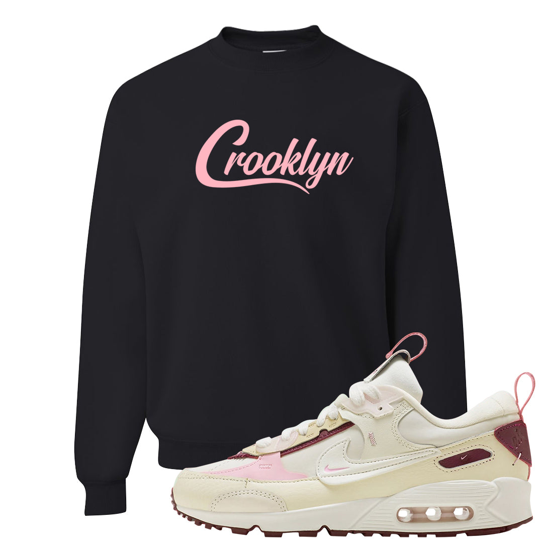 Valentine's Day 2023 Futura 90s Crewneck Sweatshirt | Crooklyn, Black