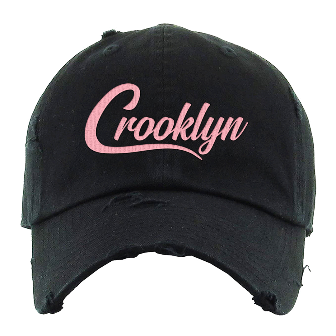 Valentine's Day 2023 Futura 90s Distressed Dad Hat | Crooklyn, Black