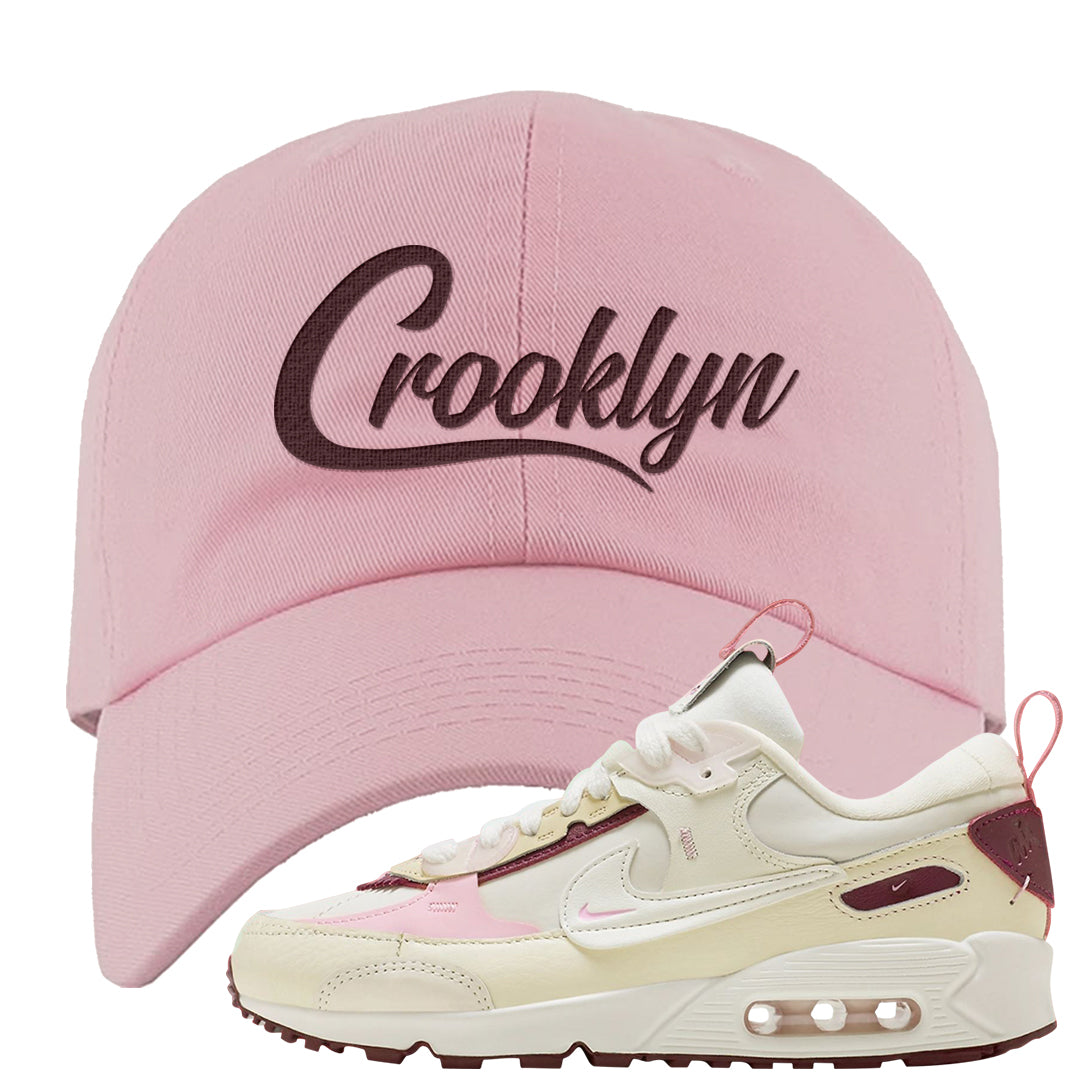 Valentine's Day 2023 Futura 90s Dad Hat | Crooklyn, Light Pink