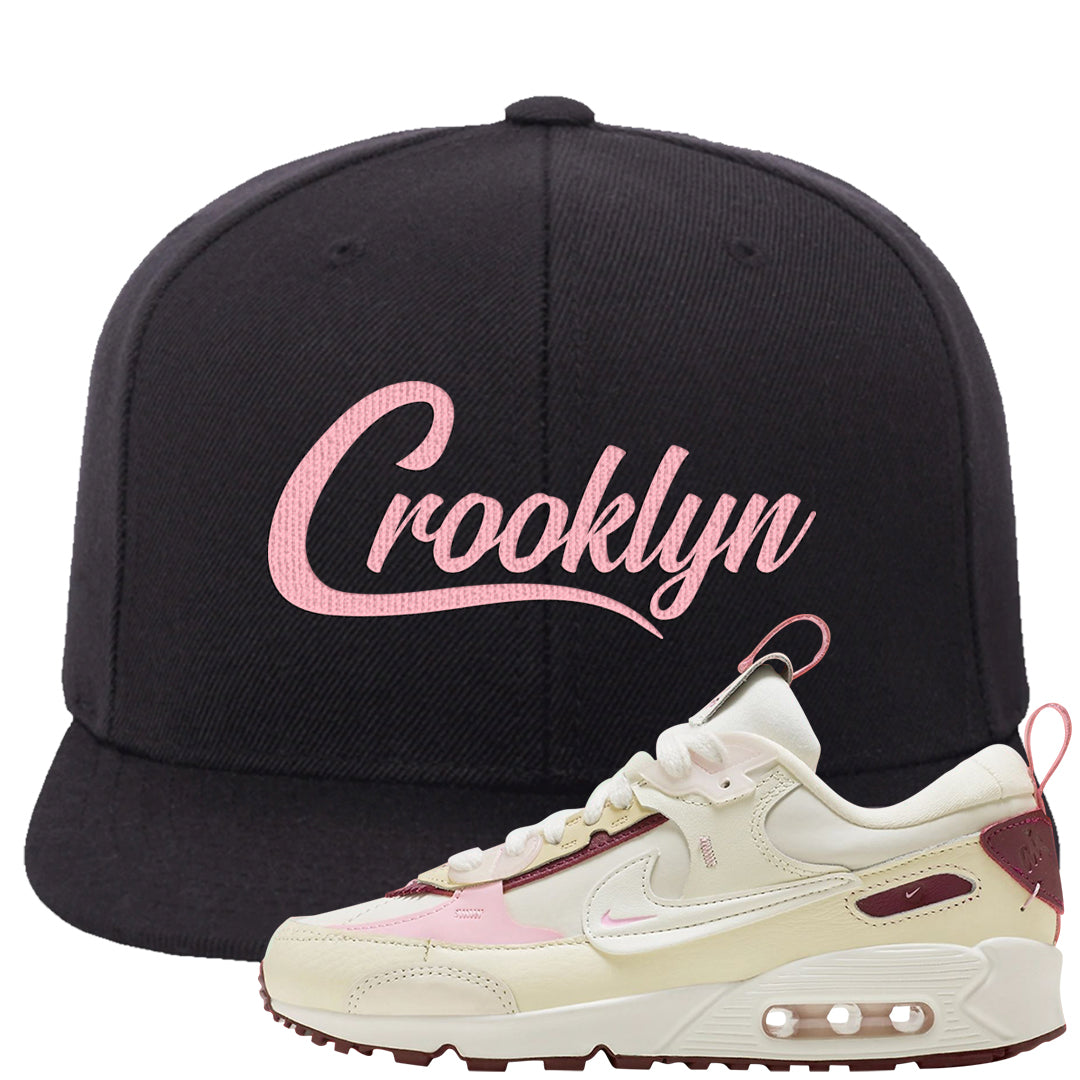 Valentine's Day 2023 Futura 90s Snapback Hat | Crooklyn, Black