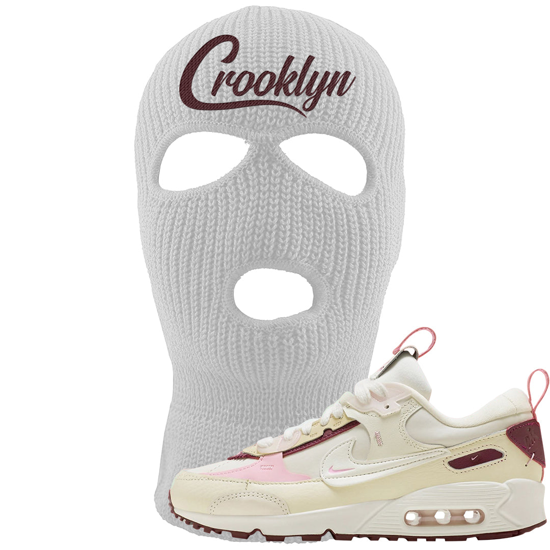 Valentine's Day 2023 Futura 90s Ski Mask | Crooklyn, White
