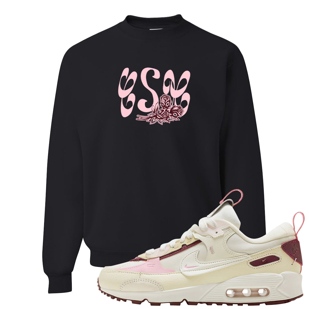Valentine's Day 2023 Futura 90s Crewneck Sweatshirt | Certified Sneakerhead, Black