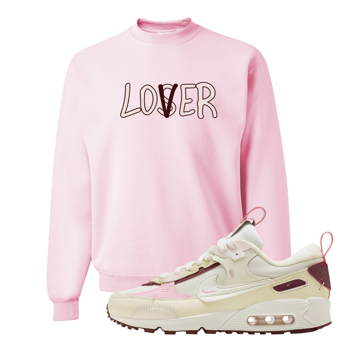 Valentine's Day 2023 Futura 90s Crewneck Sweatshirt | Lover, Light Pink