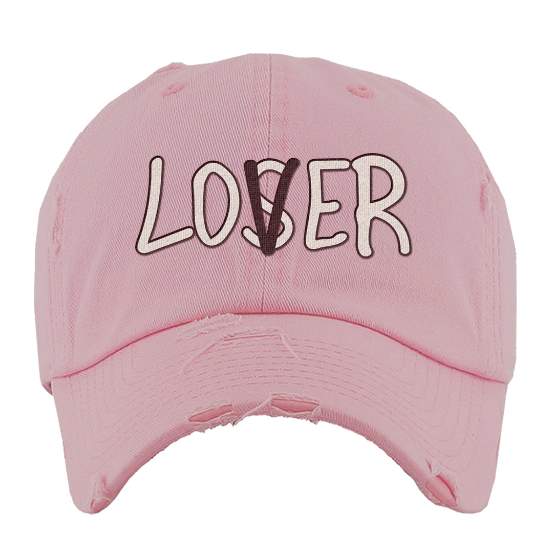 Valentine's Day 2023 Futura 90s Distressed Dad Hat | Lover, Light Pink