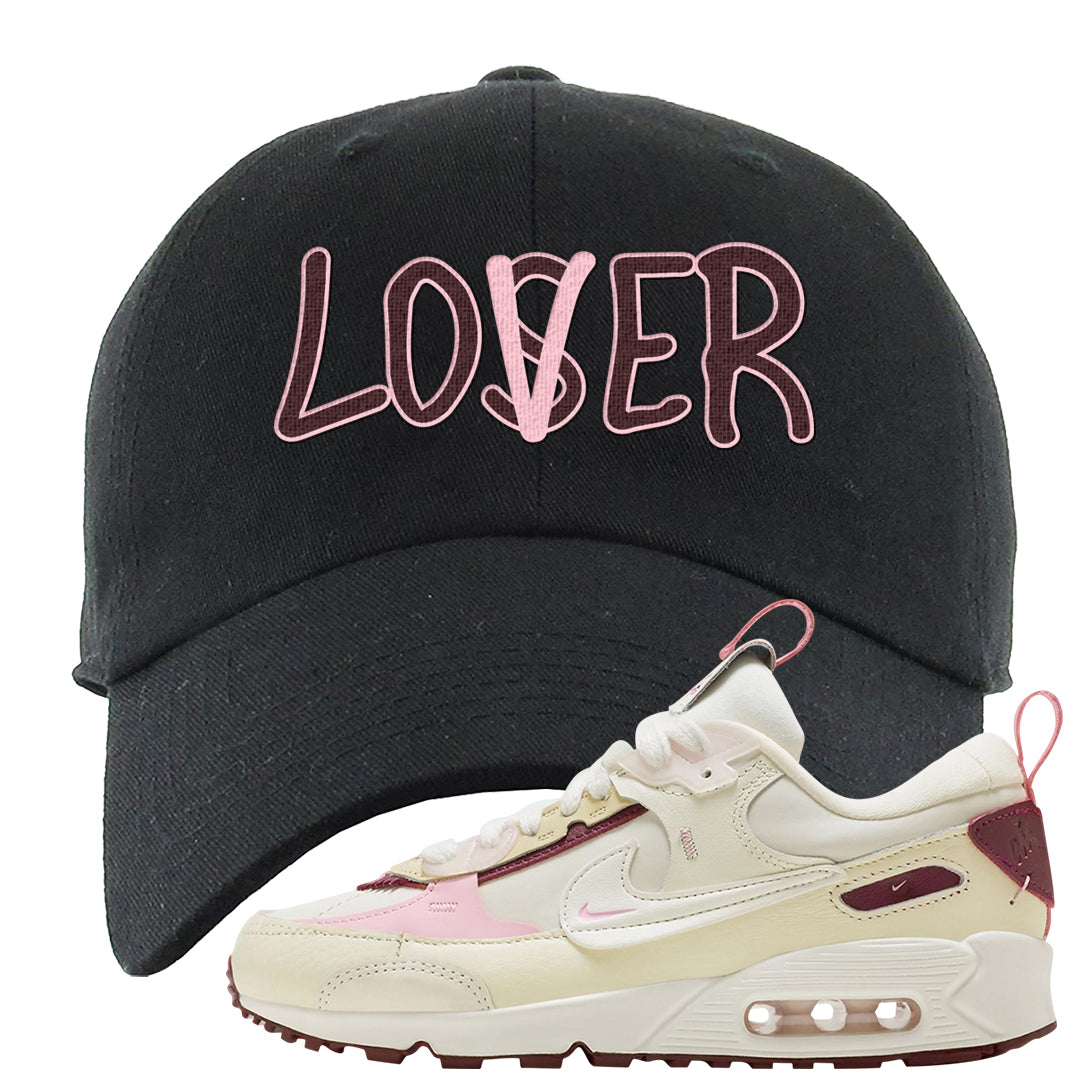 Valentine's Day 2023 Futura 90s Dad Hat | Lover, Black