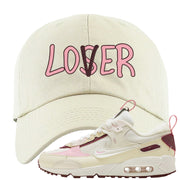 Valentine's Day 2023 Futura 90s Dad Hat | Lover, White
