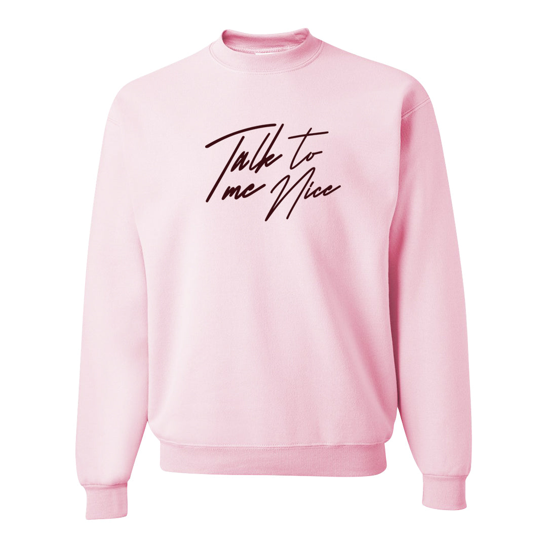 Valentine's Day 2023 Futura 90s Crewneck Sweatshirt | Talk To Me Nice, Light Pink