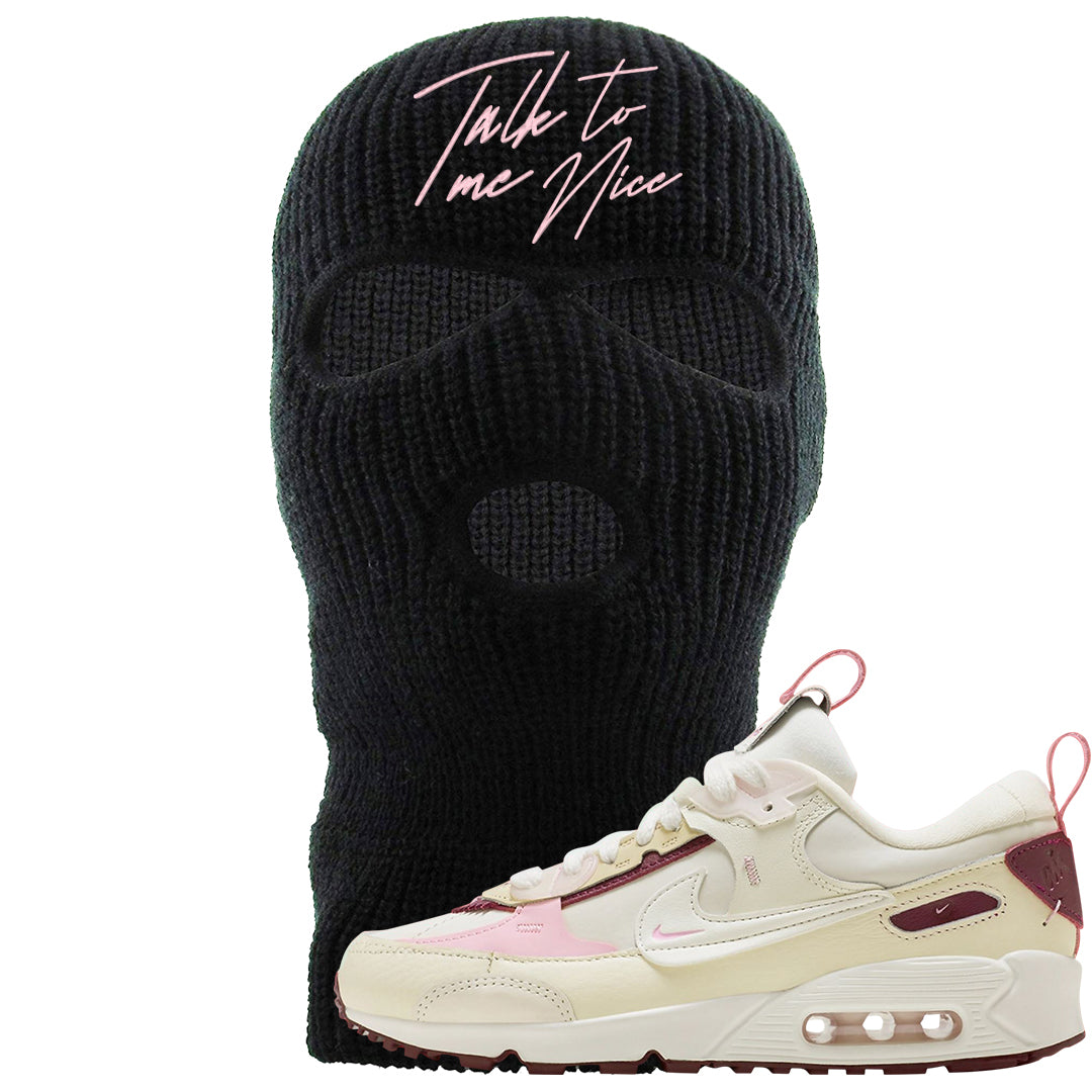 Valentine's Day 2023 Futura 90s Ski Mask | Talk To Me Nice, Black