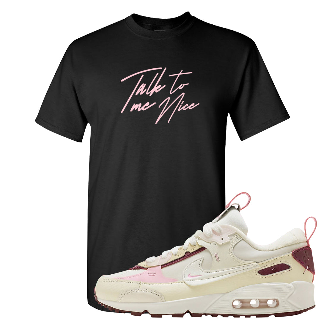 Valentine's Day 2023 Futura 90s T Shirt | Talk To Me Nice, Black