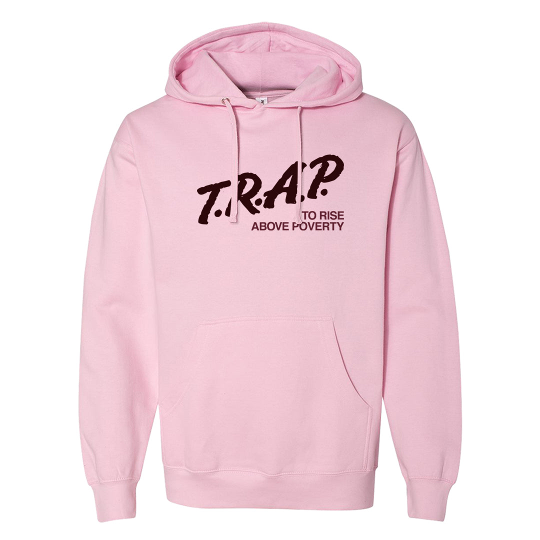 Valentine's Day 2023 Futura 90s Hoodie | Trap To Rise Above Poverty, Light Pink