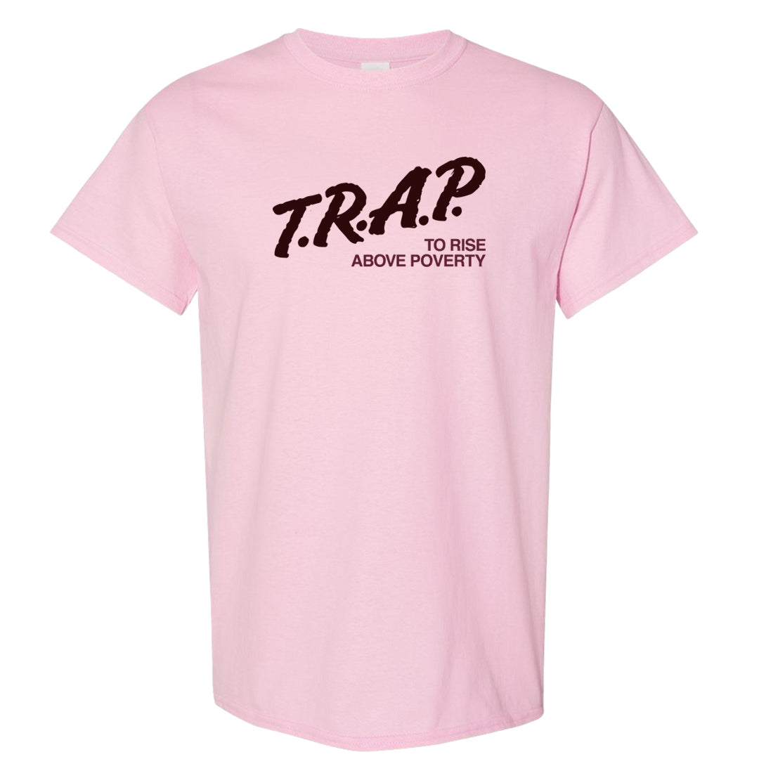 Valentine's Day 2023 Futura 90s T Shirt | Trap To Rise Above Poverty, Light Pink