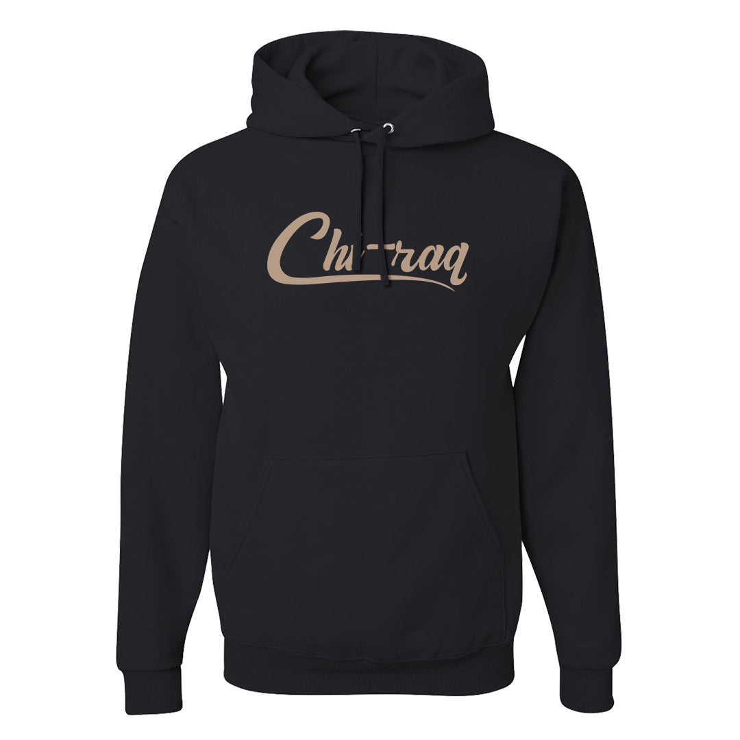 Pale Ivory Picante Red 90s Hoodie | Chiraq, Black