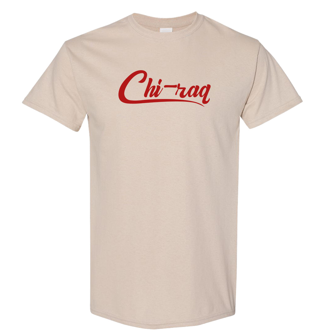 Pale Ivory Picante Red 90s T Shirt | Chiraq, Sand