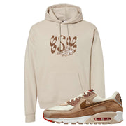 Pale Ivory Picante Red 90s Hoodie | Certified Sneakerhead, Sand