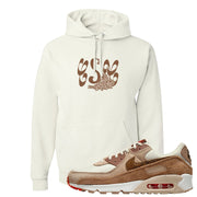 Pale Ivory Picante Red 90s Hoodie | Certified Sneakerhead, White