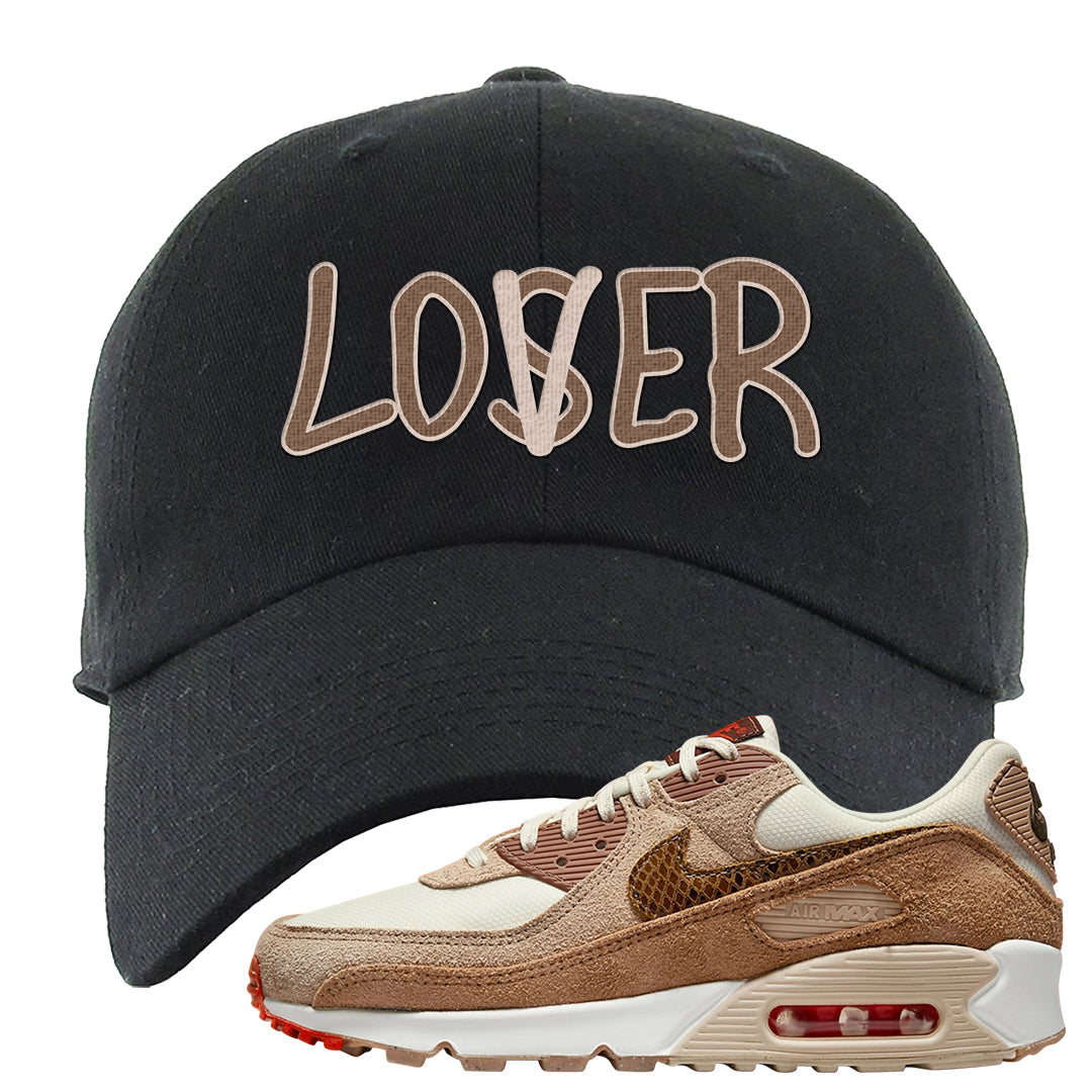Pale Ivory Picante Red 90s Dad Hat | Lover, Black