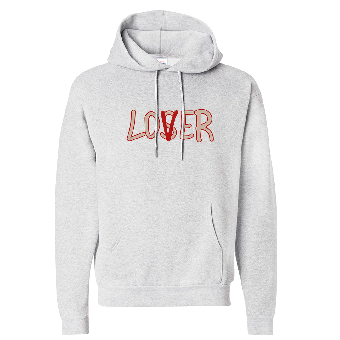 Pale Ivory Picante Red 90s Hoodie | Lover, Ash