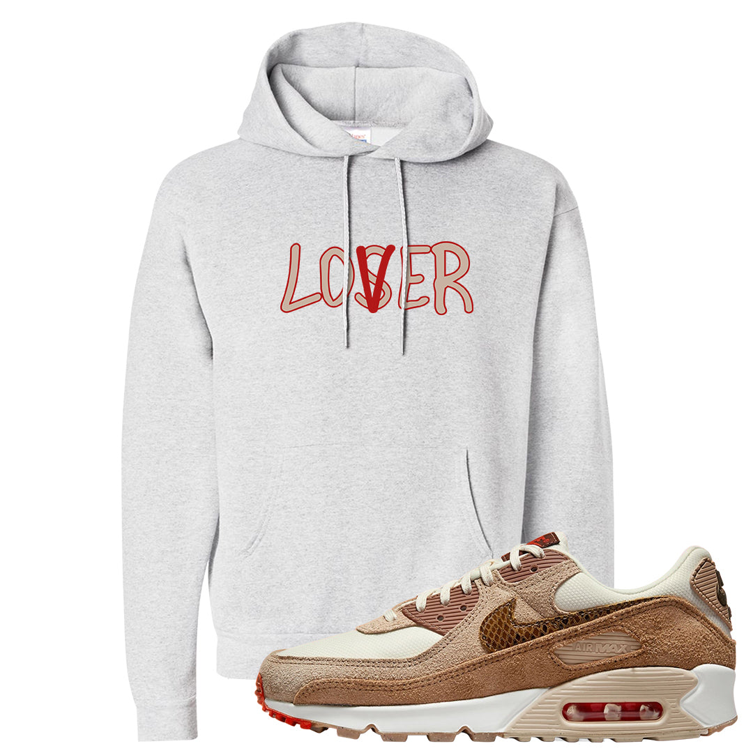 Pale Ivory Picante Red 90s Hoodie | Lover, Ash
