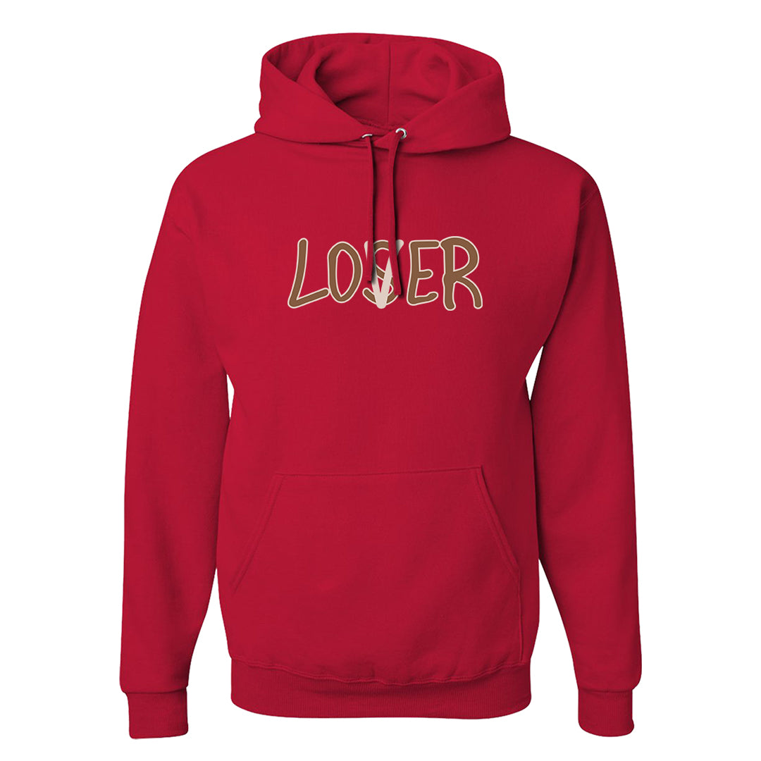 Pale Ivory Picante Red 90s Hoodie | Lover, Red